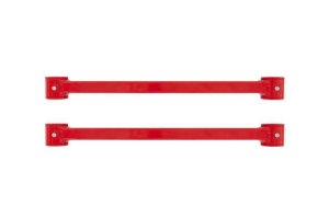 Chevrolet Camaro Alignment Toe Arms - Rear - UMI Performance - Rectangular Tube Construction - Red - `16-`24